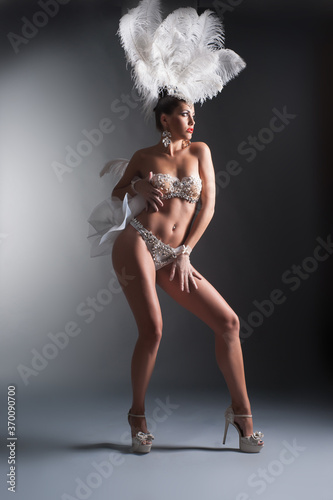 Young Woman In Feather © Fotoskat