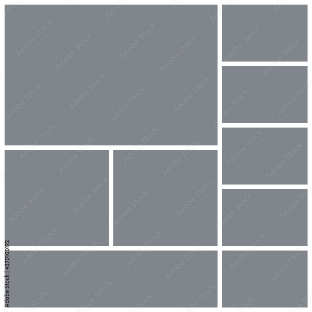 Photo collage template. Mood board. Vector. Mosaic frame banner. Picture grid. Moodboard background. Photography album layout. Branding presentation. Horizontal mockup. Minimalistic illustration Photo collage template. Mood board. Vector. Mosaic frame banner. Picture grid. Moodboard background. Photography album layout. Branding presentation. Horizontal mockup. Minimalistic illustration