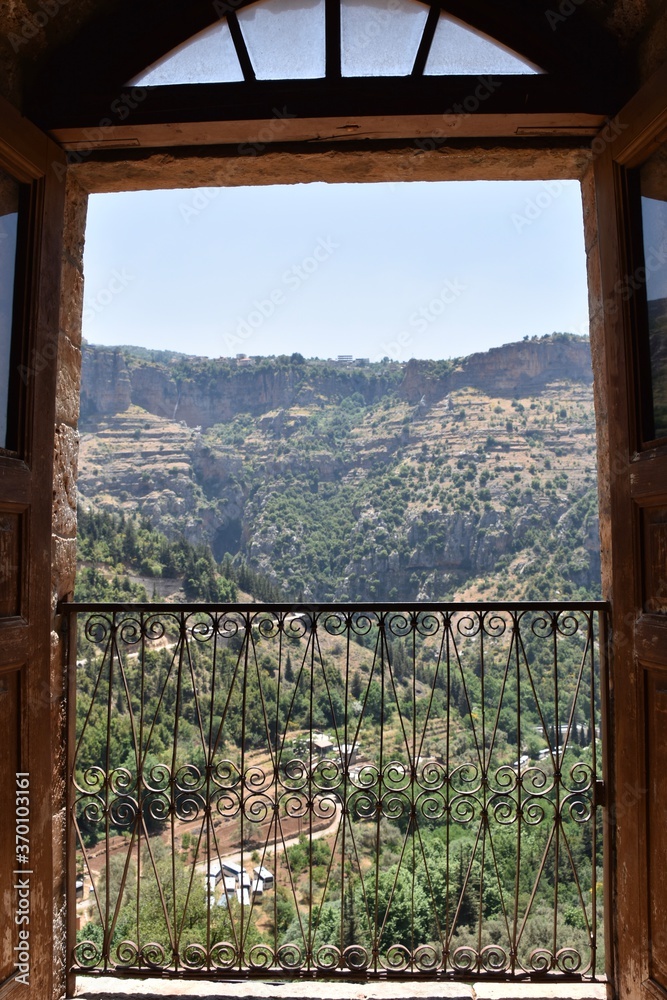 Kadisha Valley View from Old Mar Licha Monastery, Lebanon