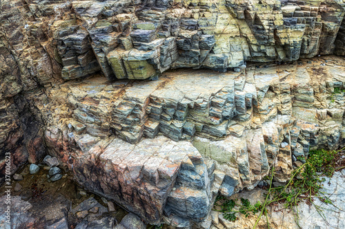Fototapeta Naklejka Na Ścianę i Meble -  Geoje island Sinseondae Rock formations