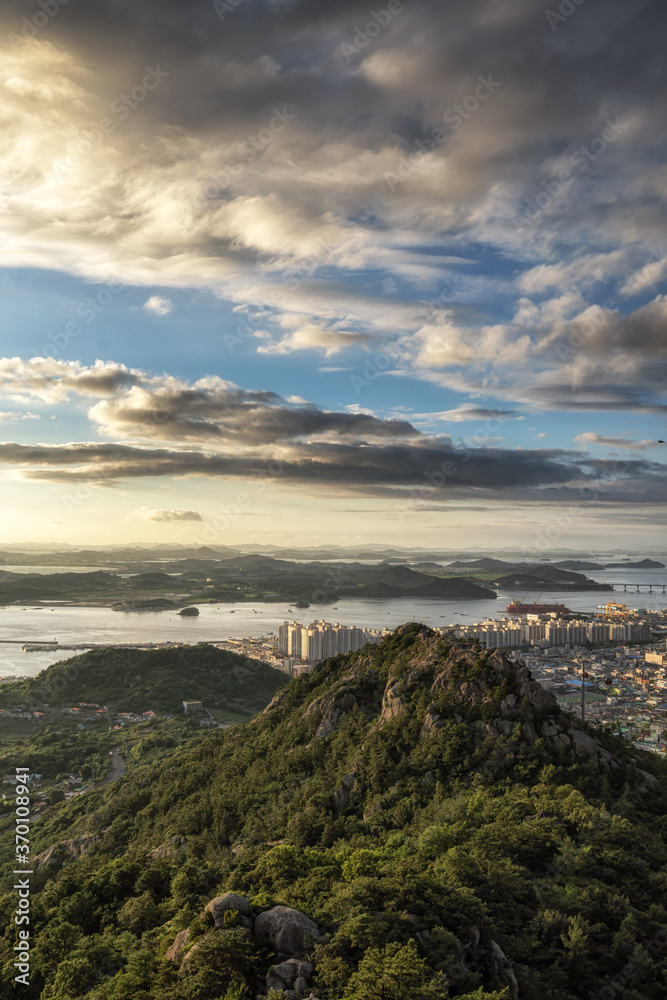 Yudalsan Mokpo city view