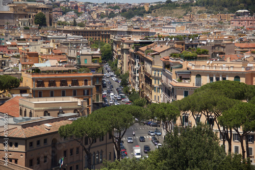 Rome cityscape italy