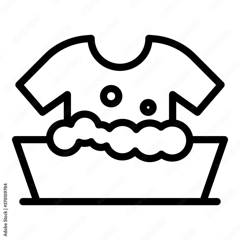 Plastic basin icon. Outline plastic basin vector icon for web design isolated on white background Plastic basin icon. Outline plastic basin vector icon for web design isolated on white background