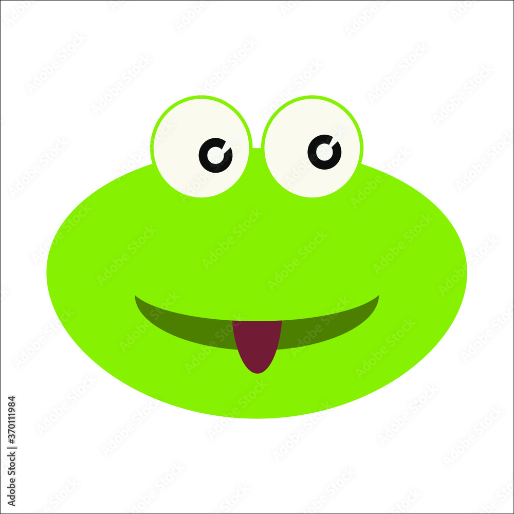 Obraz premium animals face drawing in cartoon vector