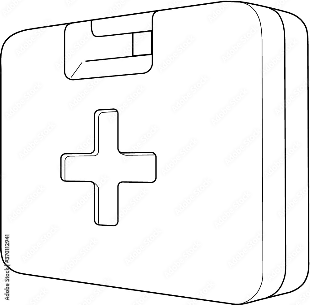 Obraz premium First aid kit box
