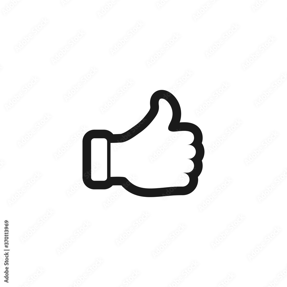 Thumb up icon design template vector isolated Thumb up icon design template vector isolated