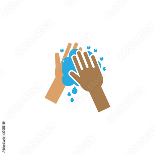 Handwash icon design template vector isolated