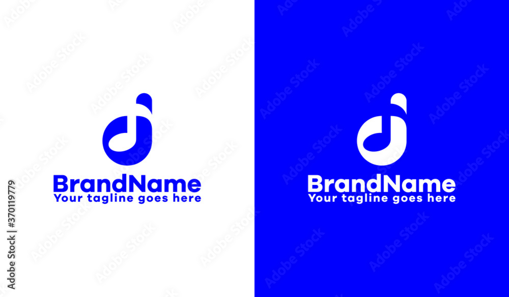 notes music letter d logo template vector eps notes music letter d logo template vector eps