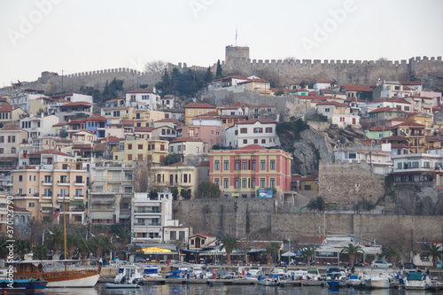 Fototapeta Naklejka Na Ścianę i Meble -  Kavala greece cityscape