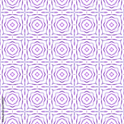 Repeating striped hand drawn border. Purple 