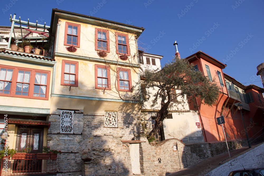 Fototapeta premium Kavala greece cityscape