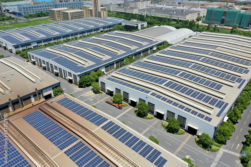 Bild auf Leinwand solar power station