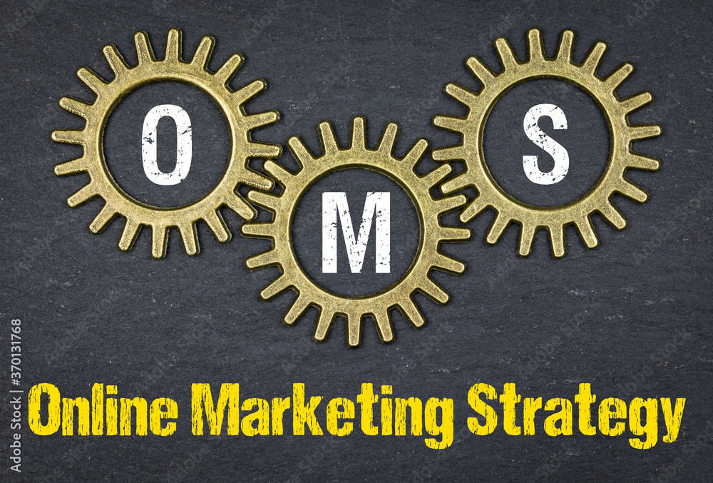 Fototapeta premium OMS Online Marketing Strategy