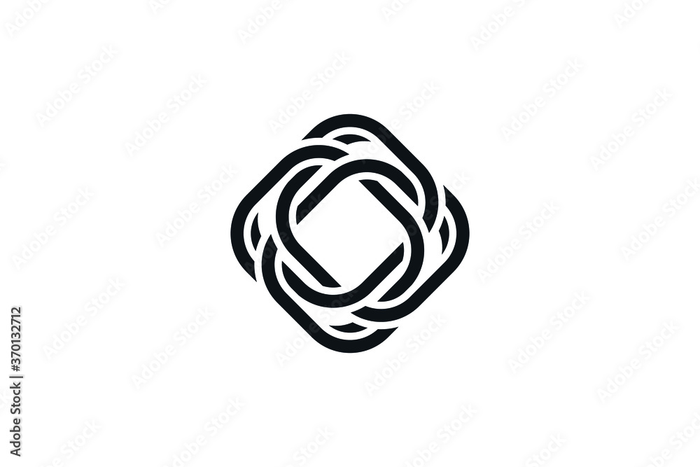 Flat minimal logo for your company Flat minimal logo for your company