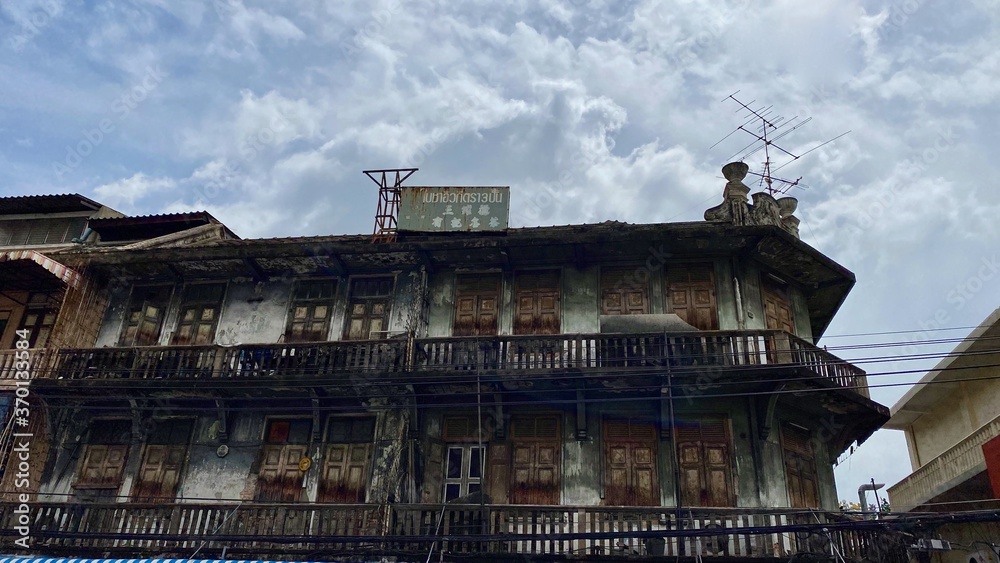 Old Buildings in Chinatown Bangkok Thailand Old Buildings in Chinatown Bangkok Thailand