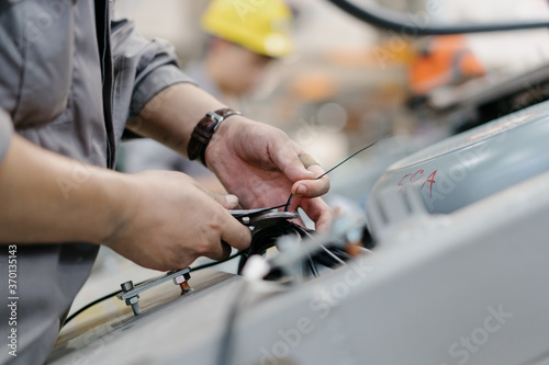 worker working in factory 