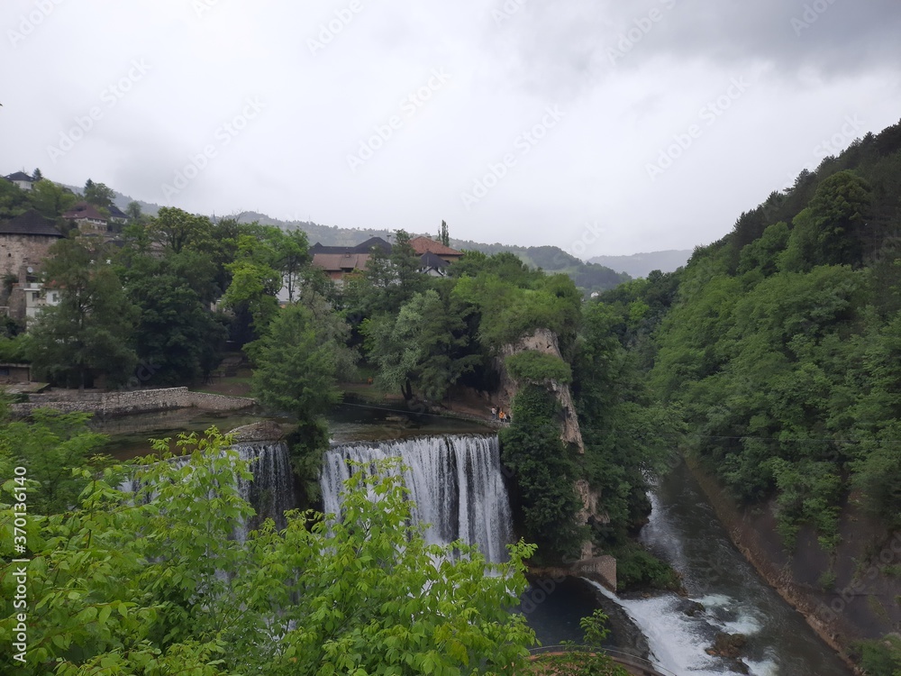 Fototapeta premium dam on the river
