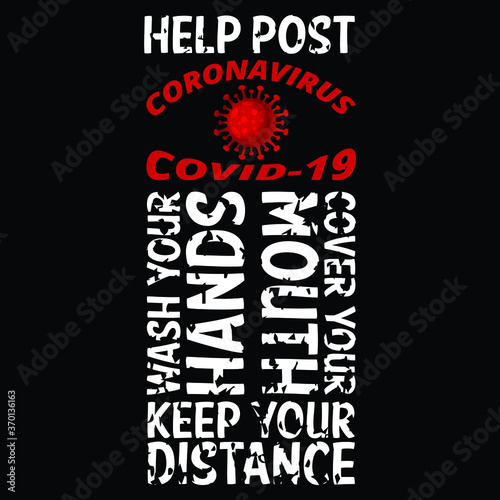 Nurses Typography T-shirt Design For Safety COVID-19