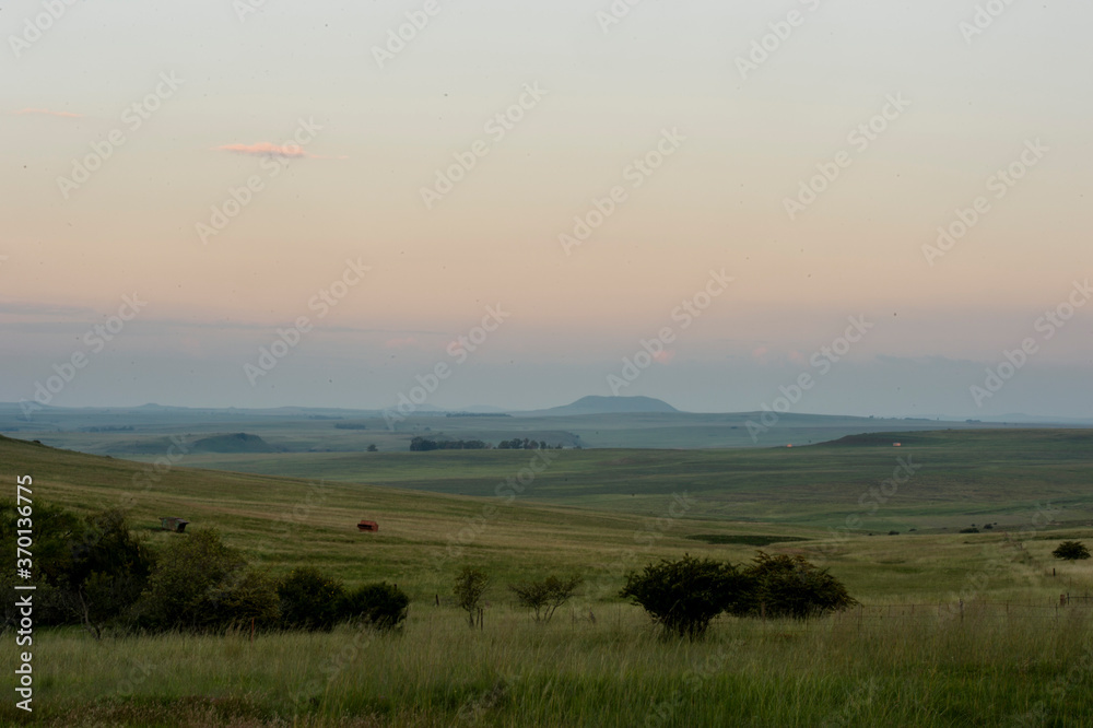 A farm where people hike in the Free State in South Africa A farm where people hike in the Free State in South Africa