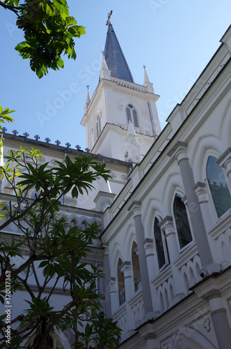 Eglise et couvent de chijmes, Singapour, Asie photo