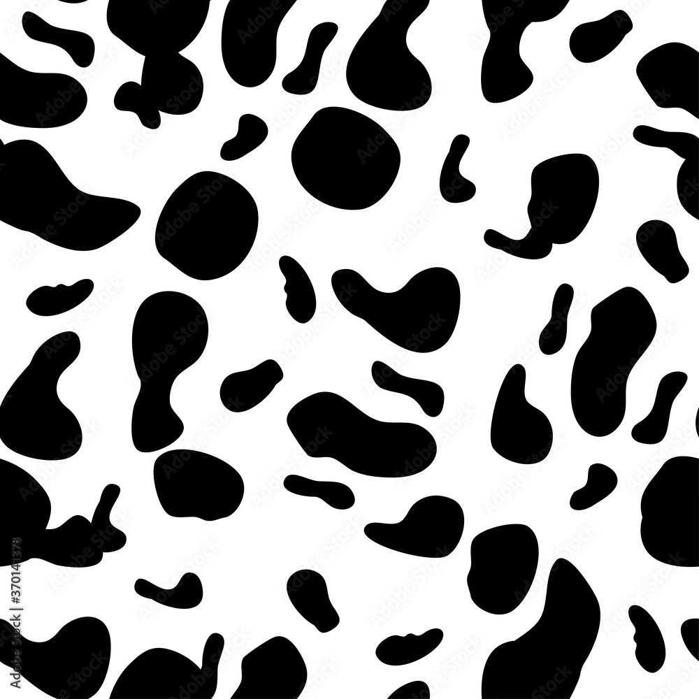cow spots seamless pattern. Endless texture wallpaper,printing on fabric cow spots seamless pattern. Endless texture wallpaper,printing on fabric