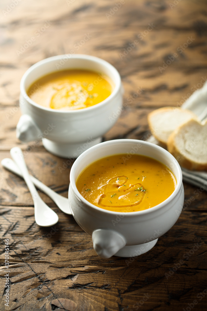 Delicious homemade pumpkin soup Delicious homemade pumpkin soup