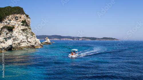 holidays on island Paxi and Antipaxi vith beautiful beach photo