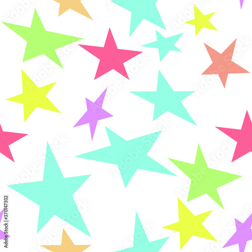 Star pattern for kids textile