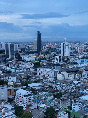 Dusk Bangkok skyline