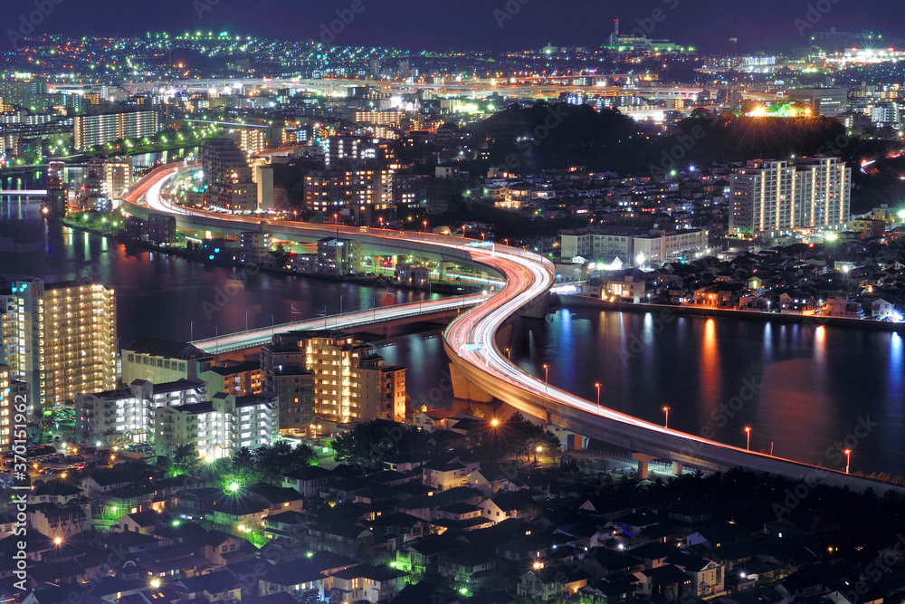 Fototapeta premium 福岡タワーから見た夜景