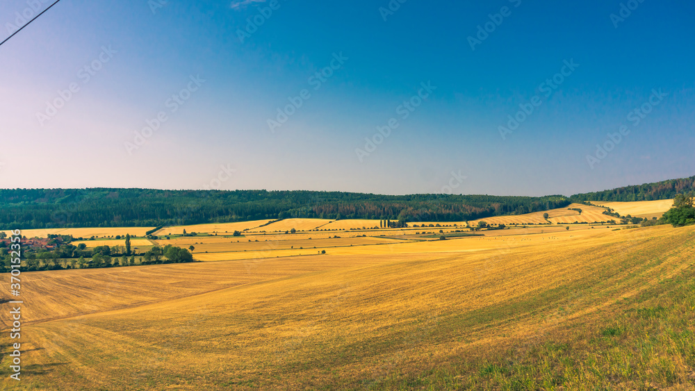 Thüringer Hügellandschaft bei Kranichfeld