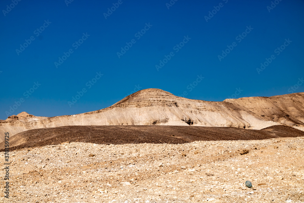 sand dunes in dead sea