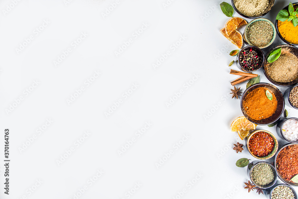 Set of Spices and herbs for cooking Set of Spices and herbs for cooking
