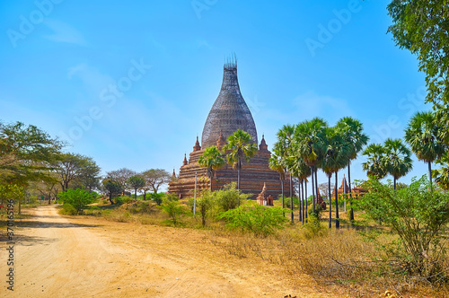 The huge Somingyi Temple of Bagan, Myanmar photo