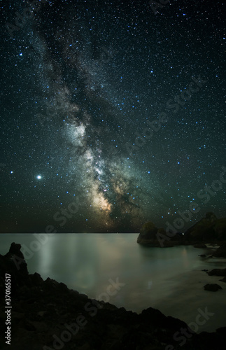 Milky Way at Kynance Cove, Cornwall, UK