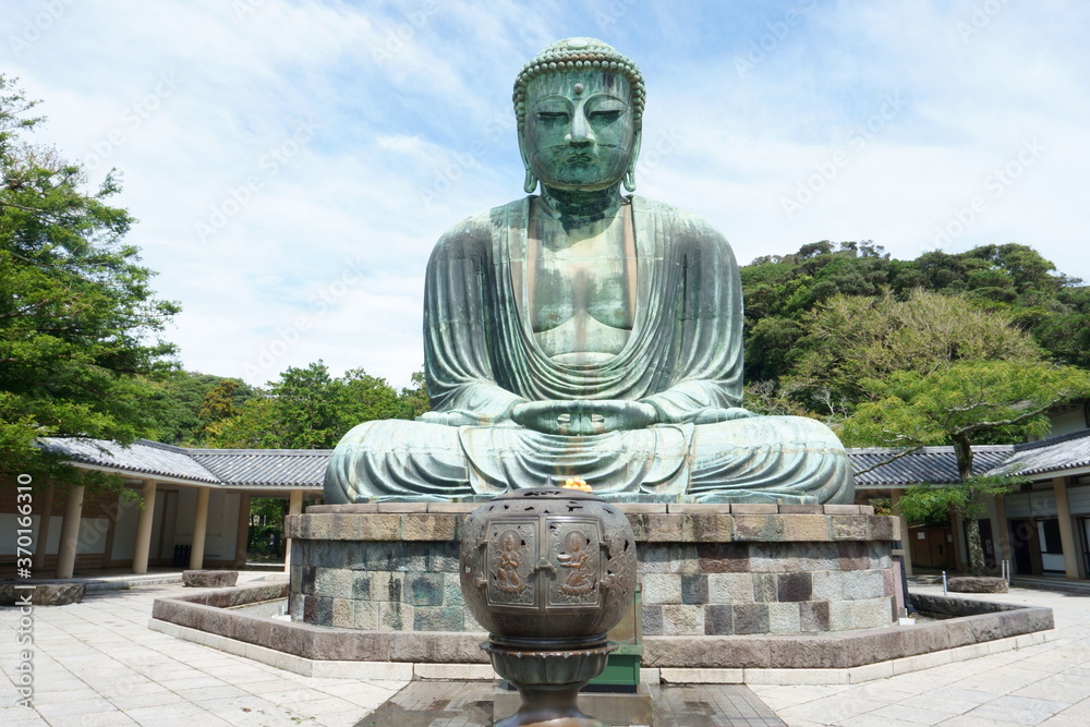 Great Buddha at Kotoku-in monastery in Kanagawa prefecture, near Tokyo Great Buddha at Kotoku-in monastery in Kanagawa prefecture, near Tokyo