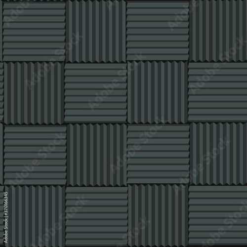pattern, black squares soundproofing, texture
