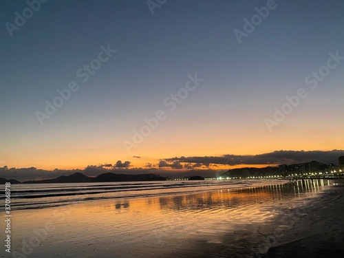 Praia de Santos, Bairro Embaré, final da tarde