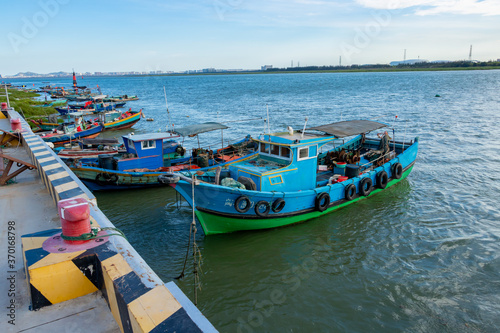 fishing boats on the beach