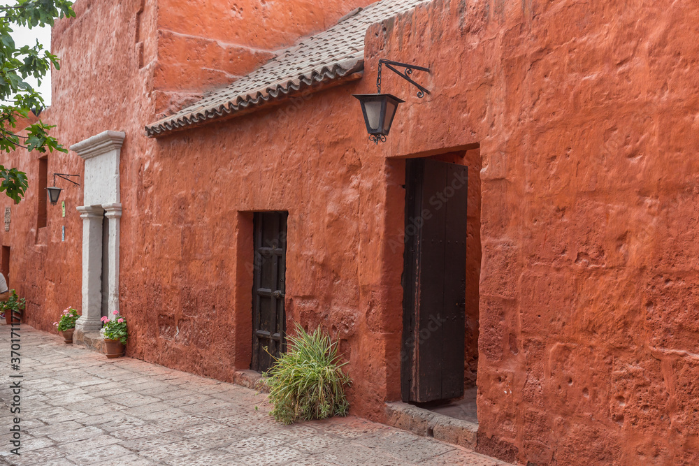 Fototapeta premium Santa Catalina Monastery, in Arequipa, Peru