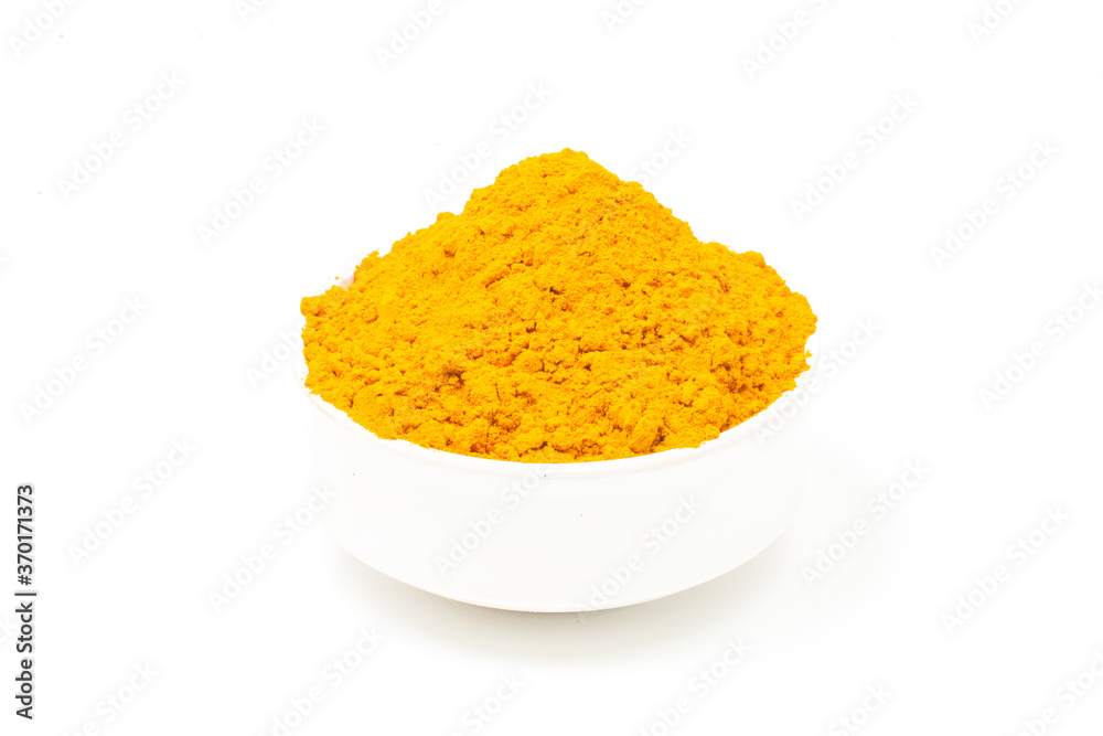 indian spices isolated on white background. indian spices isolated on white background.