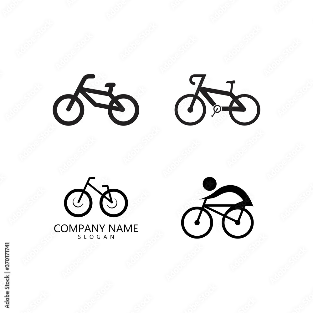 Bycicle logo Template vector Bycicle logo Template vector