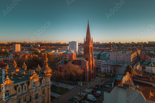 Obraz na płótnie Wieża kościelna w salonie