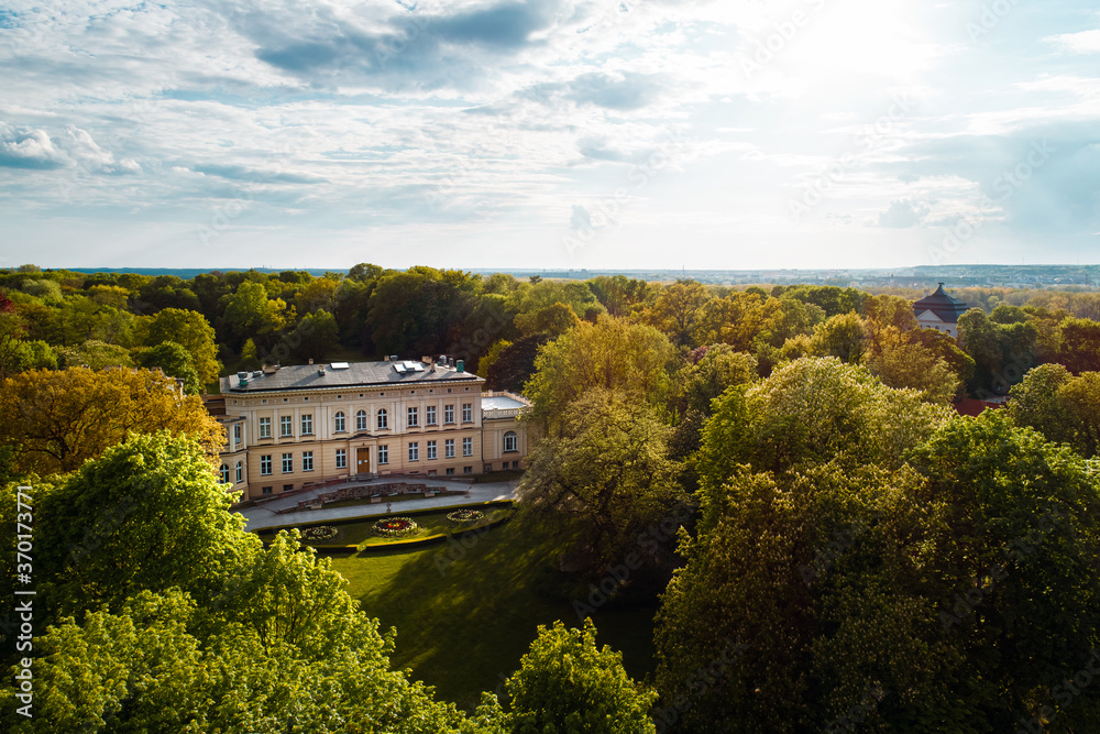 Park przy pałacu