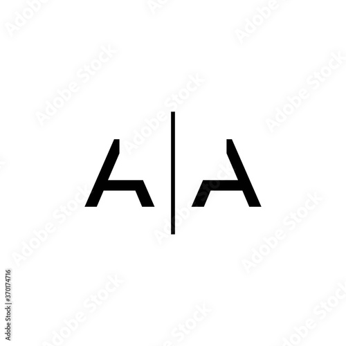 logo AA icon vector photo