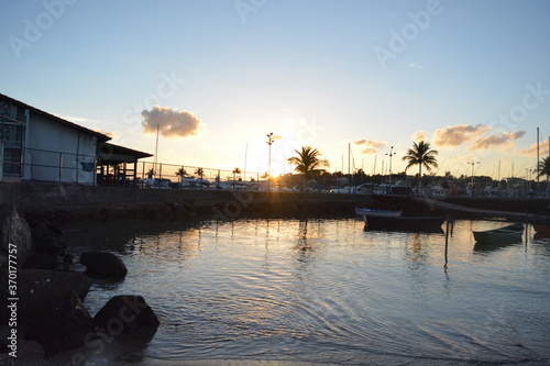 Golden hour at the beach