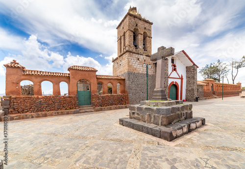 Church of Santo Domingo, in Chucuito, Peru photo