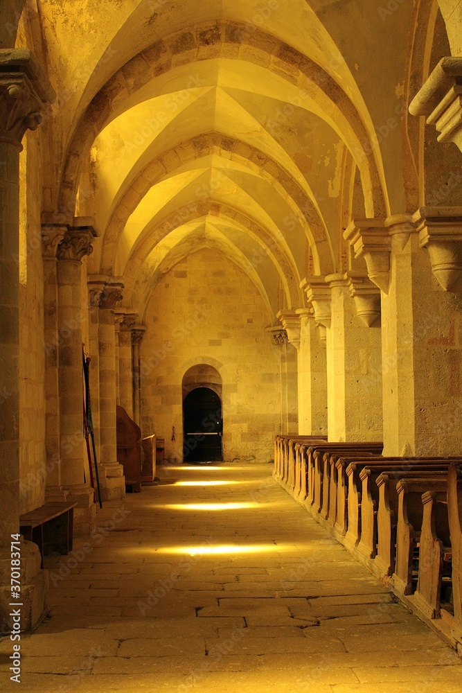 In the church of Cistercian Abbey, Bélapátfalva