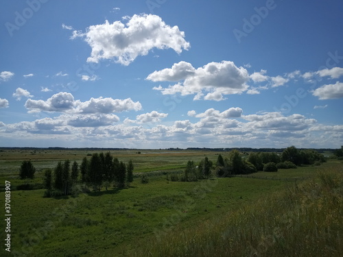 landscape with clouds