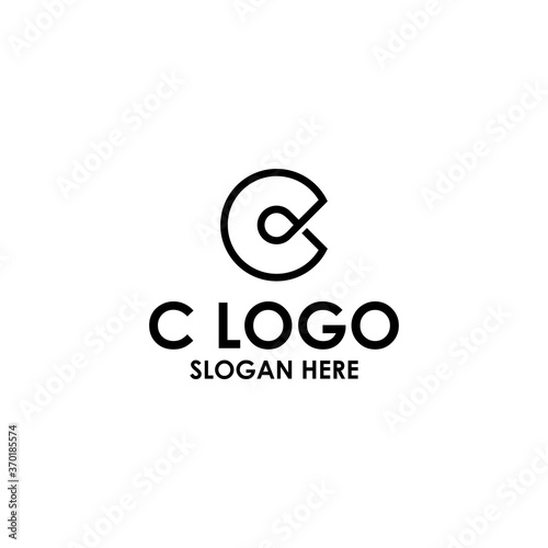 letter c graphic logo